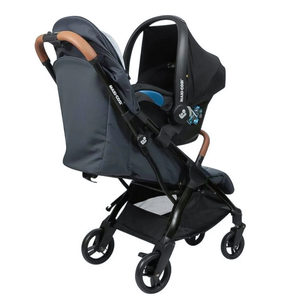 Conjunto Carrinho Eva TS Trio Travel System Eva Trio Essential Graphite - Maxi-Cosi CAX00506