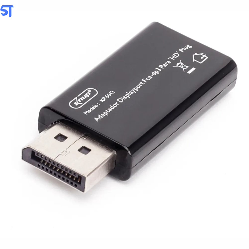 Adaptador Displayport FCA DP3 Para HDMI Knup KP-5043