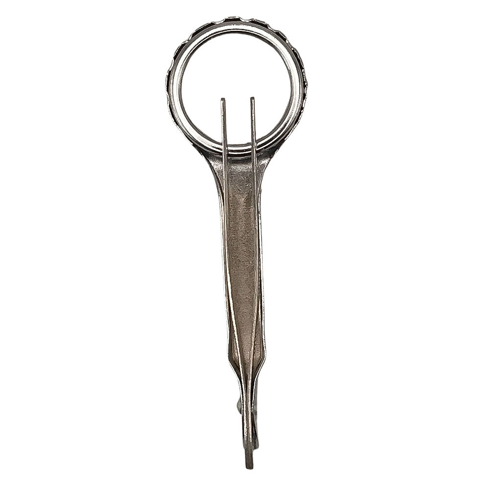 Pinça Reta Com Lupa  Ajustável BrCabo