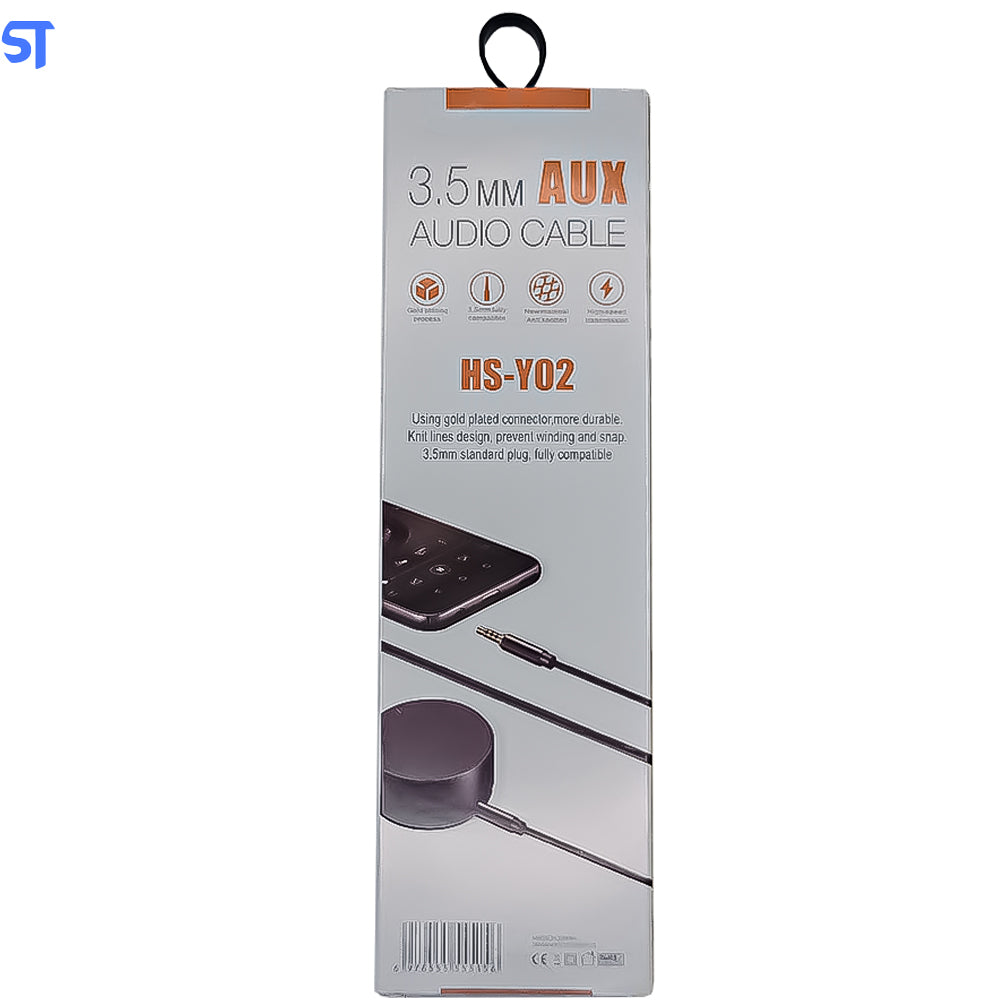 Cabo de Áudio P2 X P2 3.5 mm 1M H'Maston PRO - HS-Y02