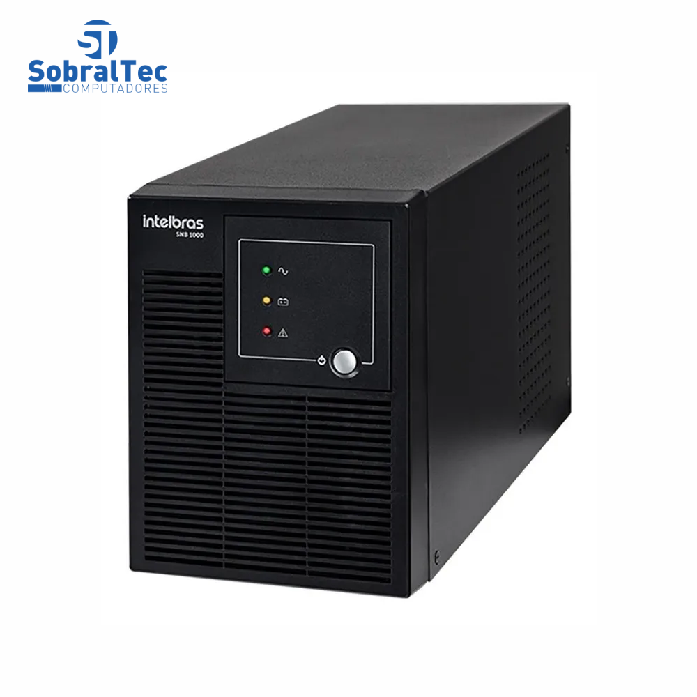 Nobreak Senoidal Intelbras SNB, 1000VA, 6 Tomadas, Entrada Bivolt Saída 110V Snb1000VABI