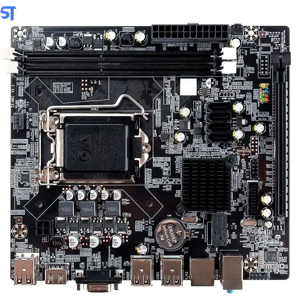 Kit Para Montagem de Computador- Placa Mãe- Processador Core i3- 2100 - Memória DDR3 de 4GB e SSD de 120GB