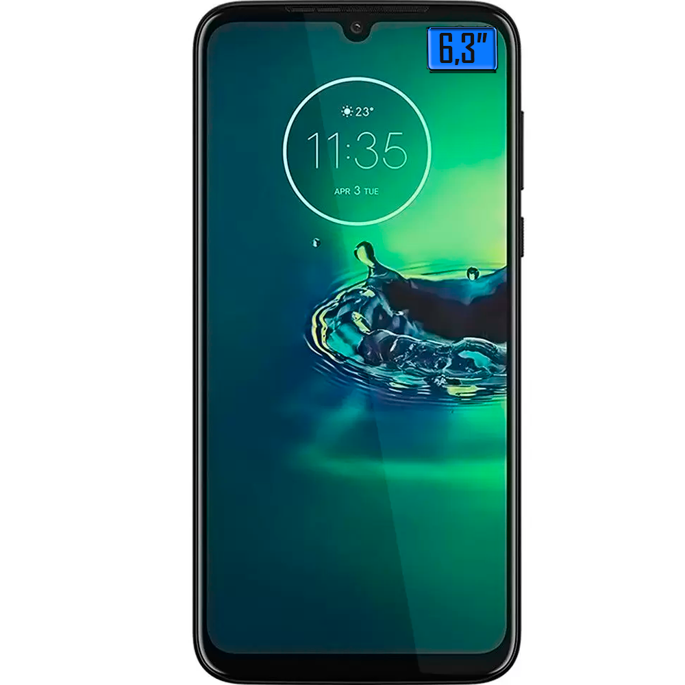 Smartphone Motorola G8 Plus 64GB - XT2019 Azul Safira 4G - 4GB RAM Tela 6,3” Câm. Tripla + Câm. Selfie 25MP