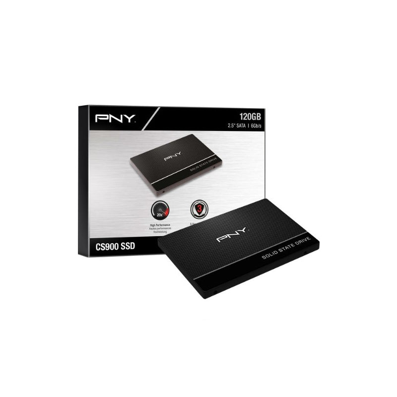 Hd Ssd 120GB PNY CS900 Sata 2.5 SSD7CS900-120-RB