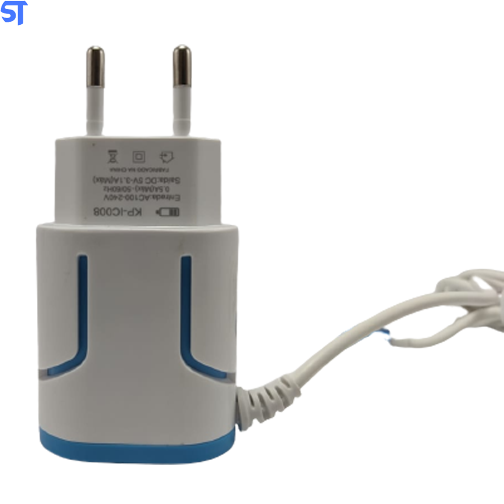 Carregador de Celular Lightning  Iphone + 2 USB 3.1A KP-IC008 - Knup