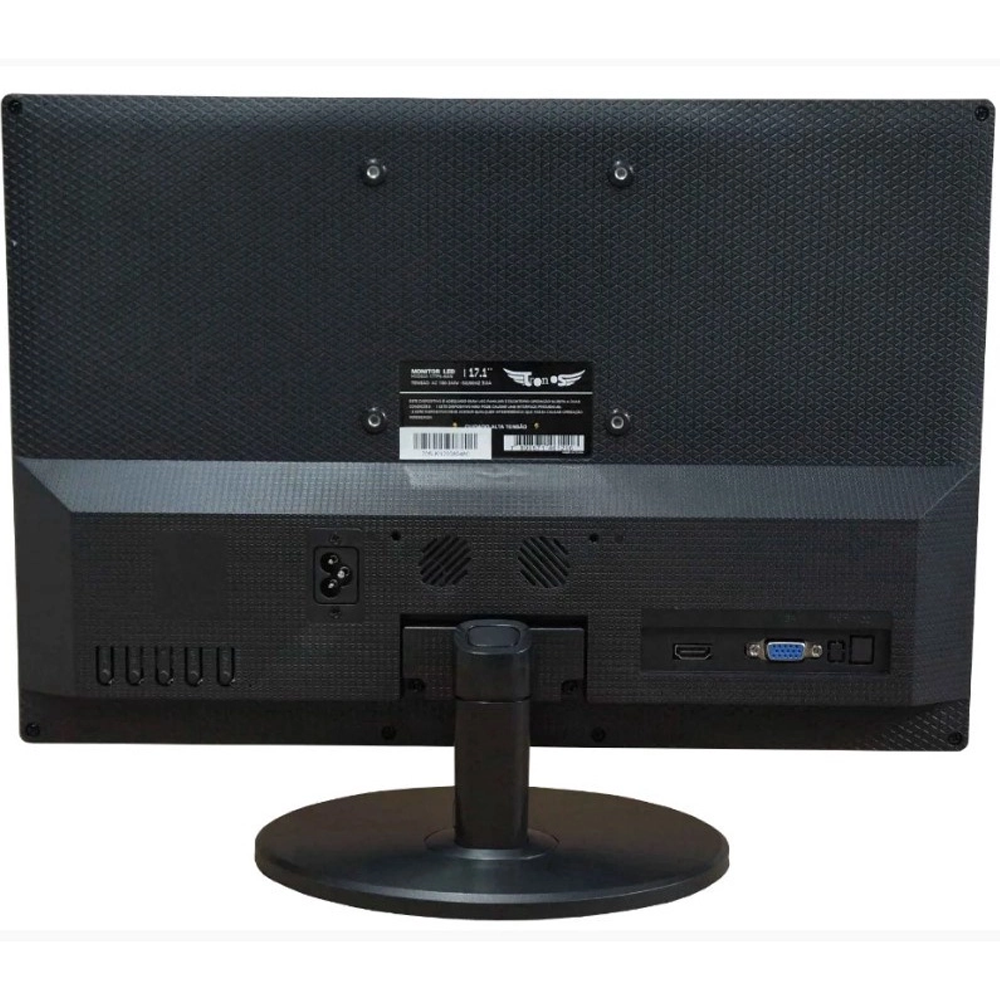 Monitor Led Tronos 17.1" TN 17TRS-KAN Preto Widescreen Hdmi/Vga