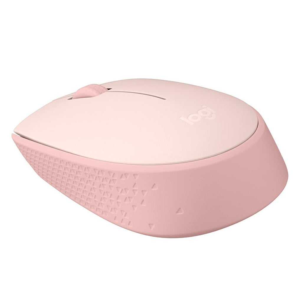 Mouse sem fio Logitech M170 com Design Ambidestro, Compacto Conexão USB - Rosa