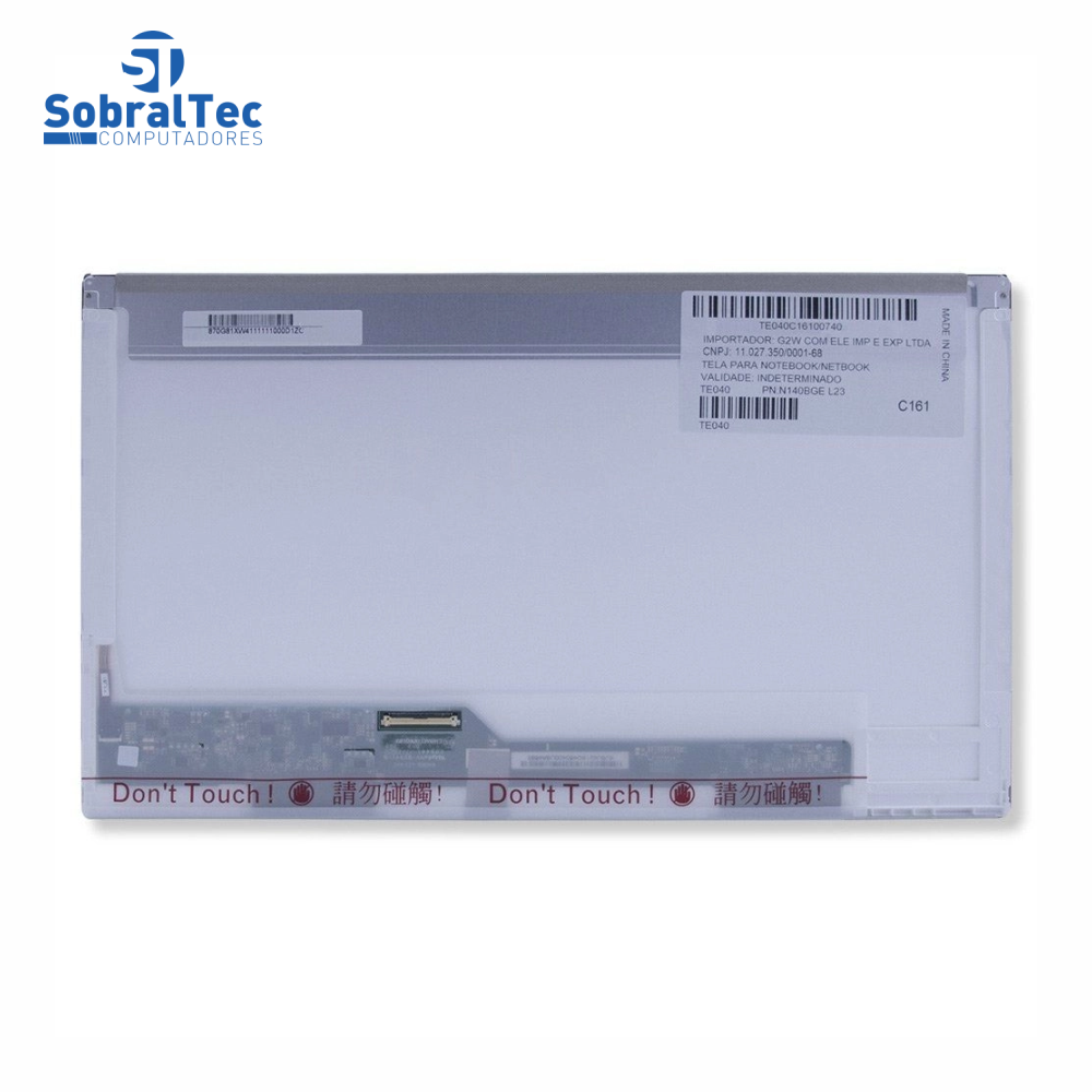 Tela Notebook Led Slim Ltn140at07 Lp140wh4 Hsd140phw1 Samsung CCE Asus - USD