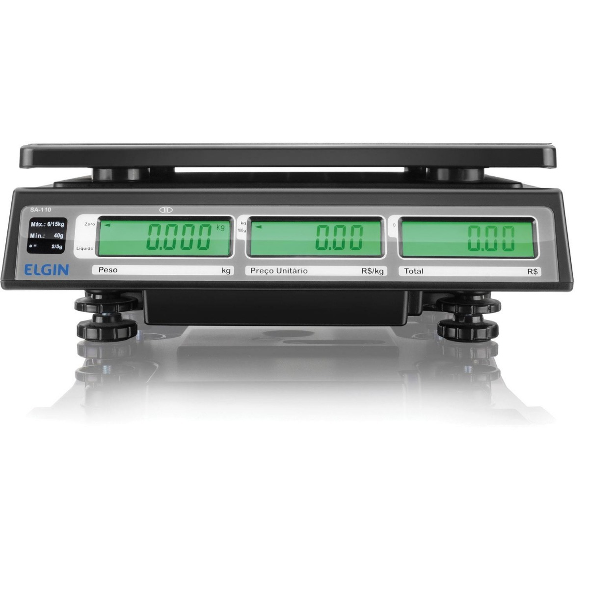 Balança Digital de Automação Elgin 15kg Com Bateria Bivolt