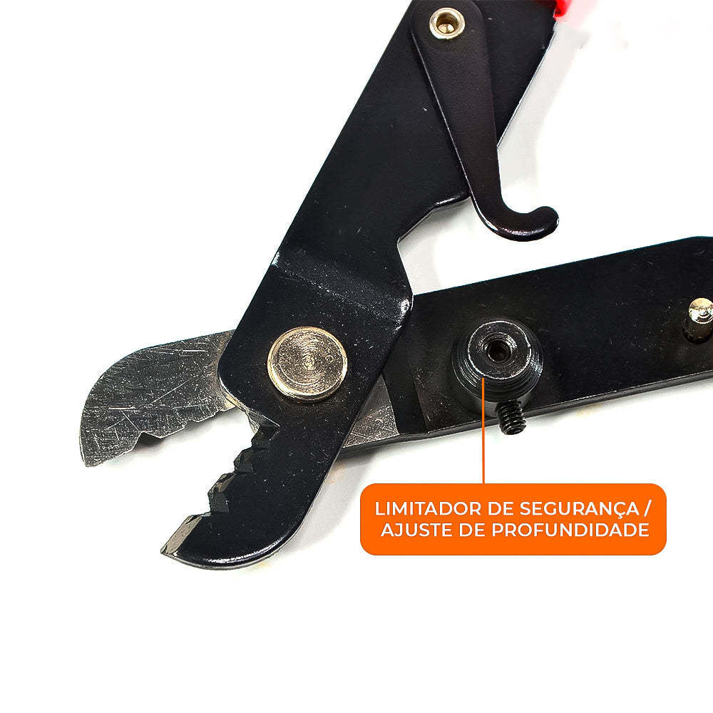 Alicate de Decapar Fibra Optica LT-S50 Pluscable