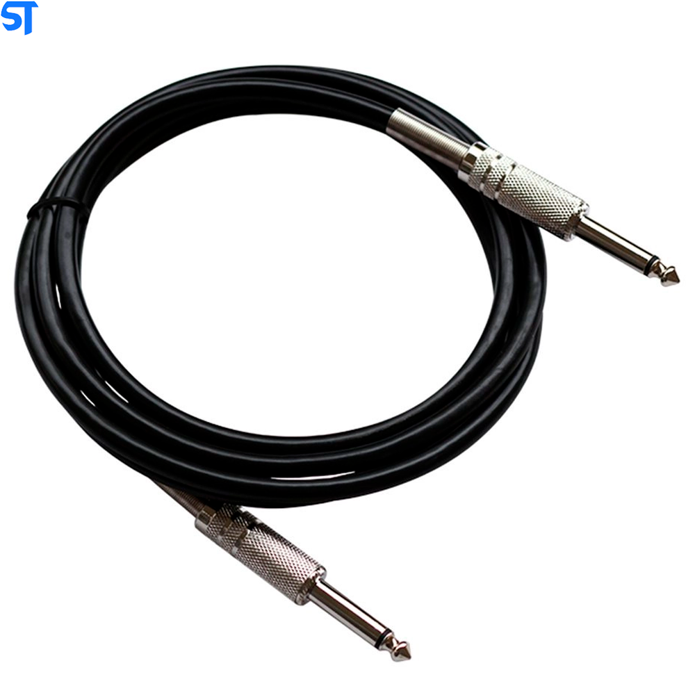 Cabo de Guitarra 1.8 / 3 / 4.5 / 5/6/7/8 / 3m 6.35mm Macho para Macho