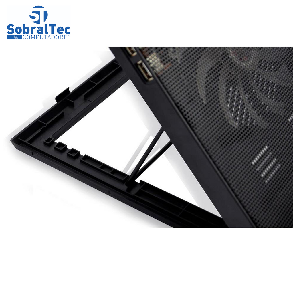 Suporte Para Notebook Cooler Gamer Warrior Luigia Led Verde