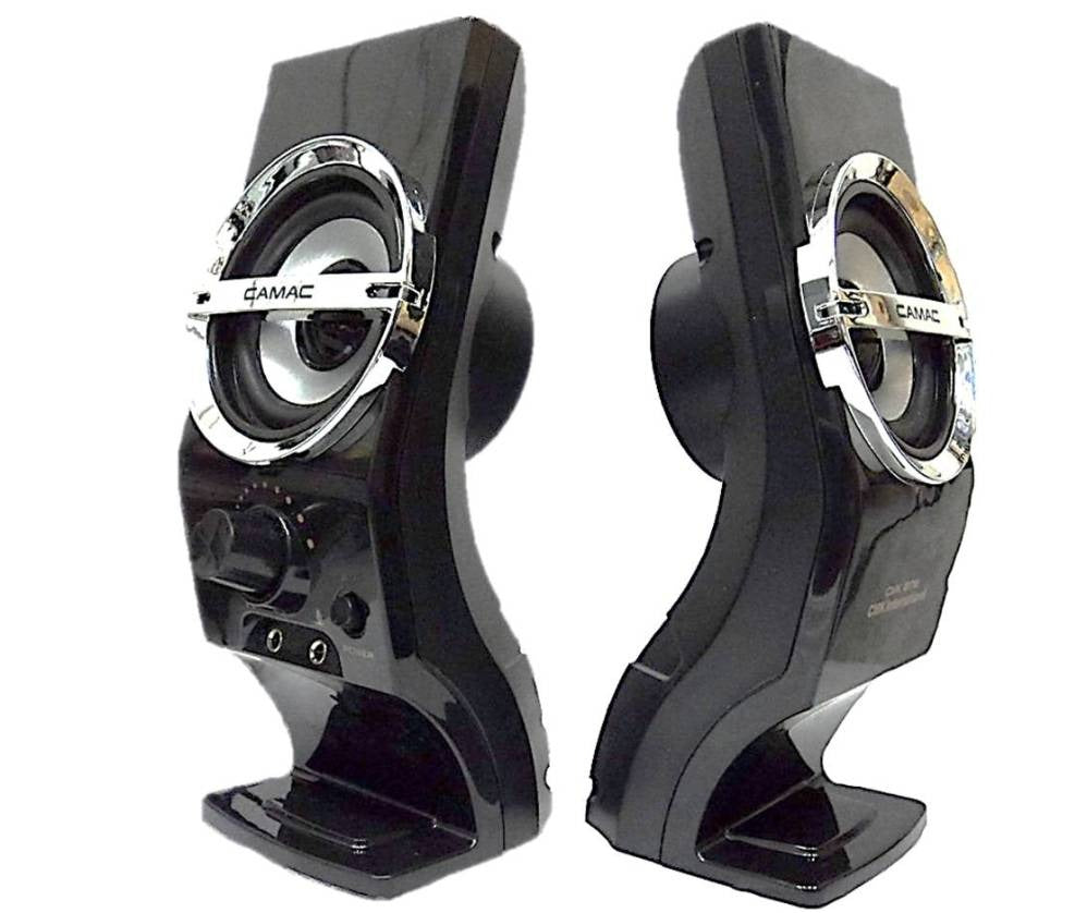 Caixa de Som usb Amplificador Stereo Speaker CAMAC CMK-878 Portátil P/ PC ou Notebook