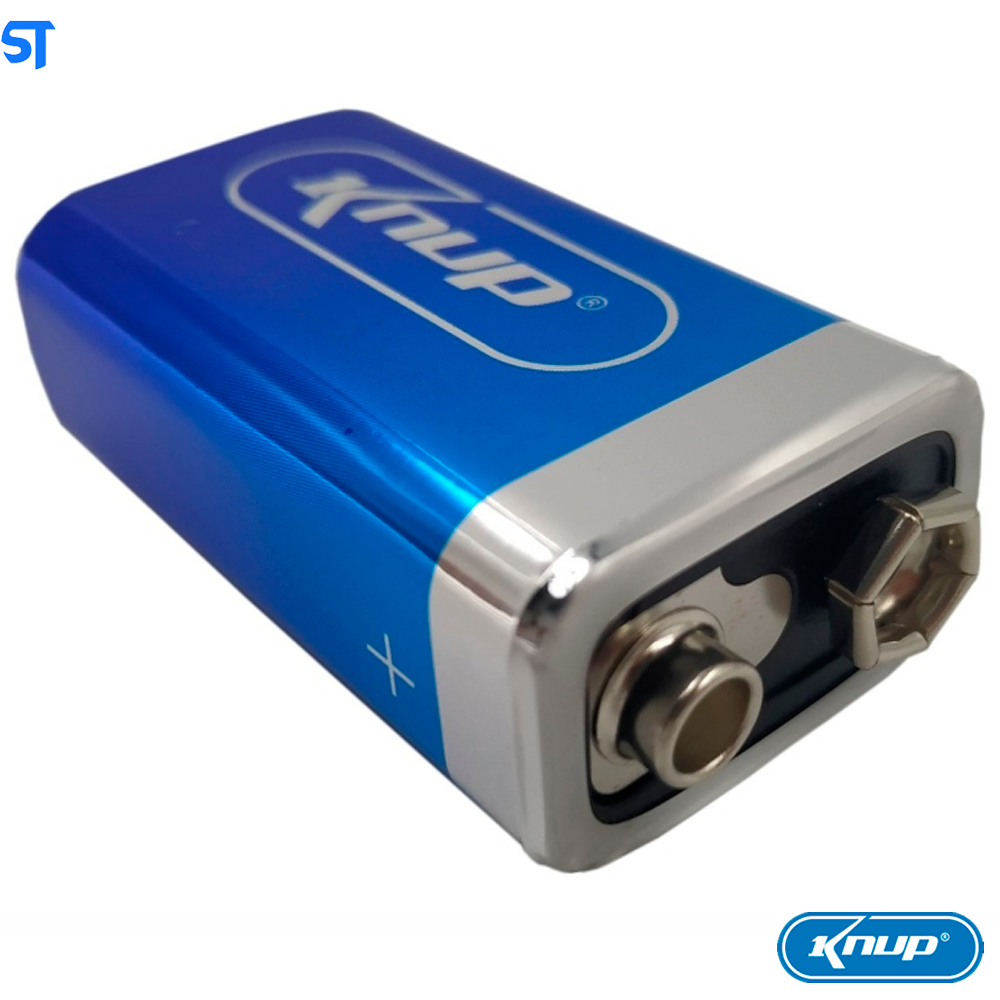 Bateria 9V Alcalina Knup KP-AK9V