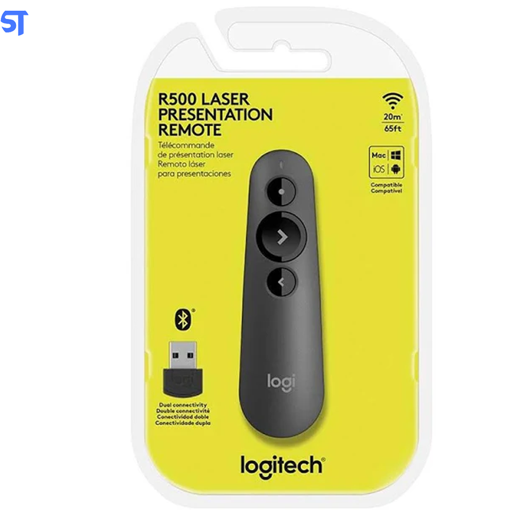 Apresentador de Slides Sem Fio Logitech Laser Wireless R500