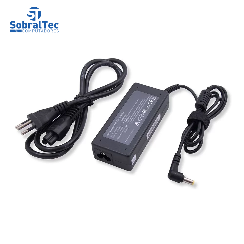 Fonte Notebook Compativel Acer - 19V 3.42A 65W - 5.5 x1.7mm- Bringt