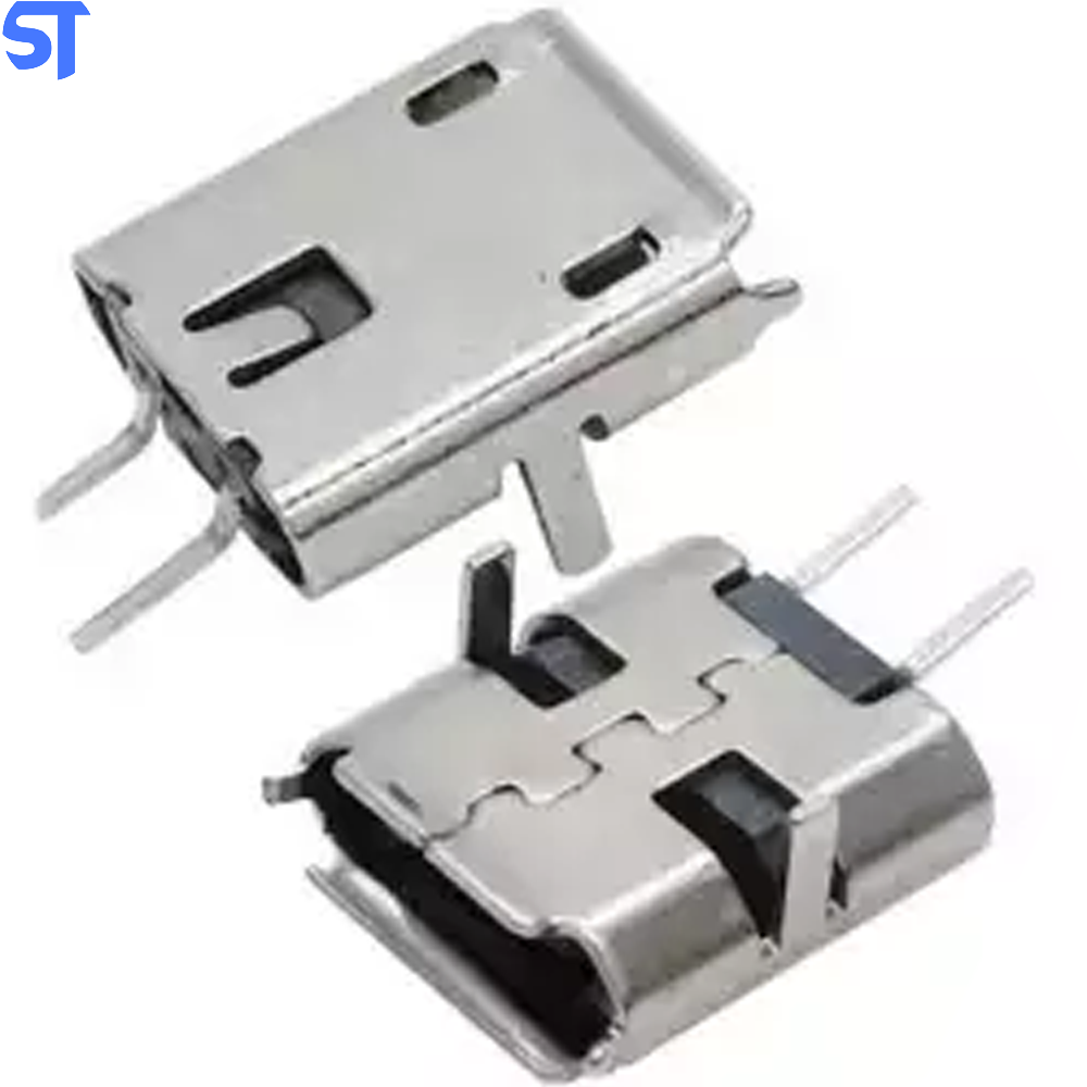 Connector Jack Mini Micro Usb 2-Pinos Tablet Pc Pad Charge Socket Female Dip Feet 2pin Dip Pcb