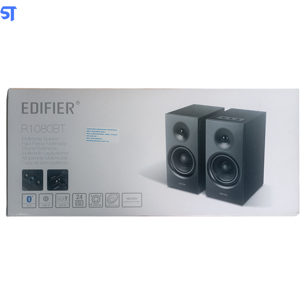 Caixa De Som Bluetooth 5.0 Monitor Edifier R1080bt 24w Home Áudio Multimídia Speaker