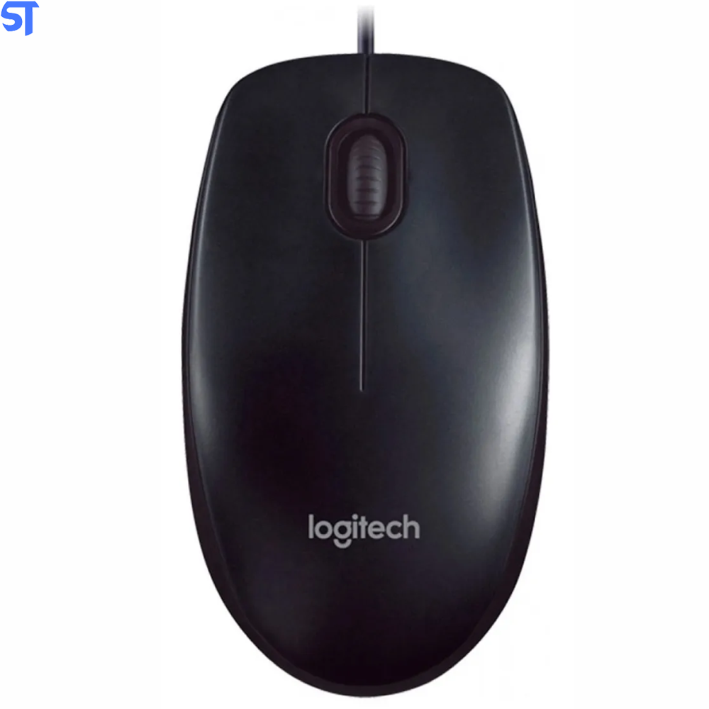 Mouse Logitech Óptico Usb Preto M90