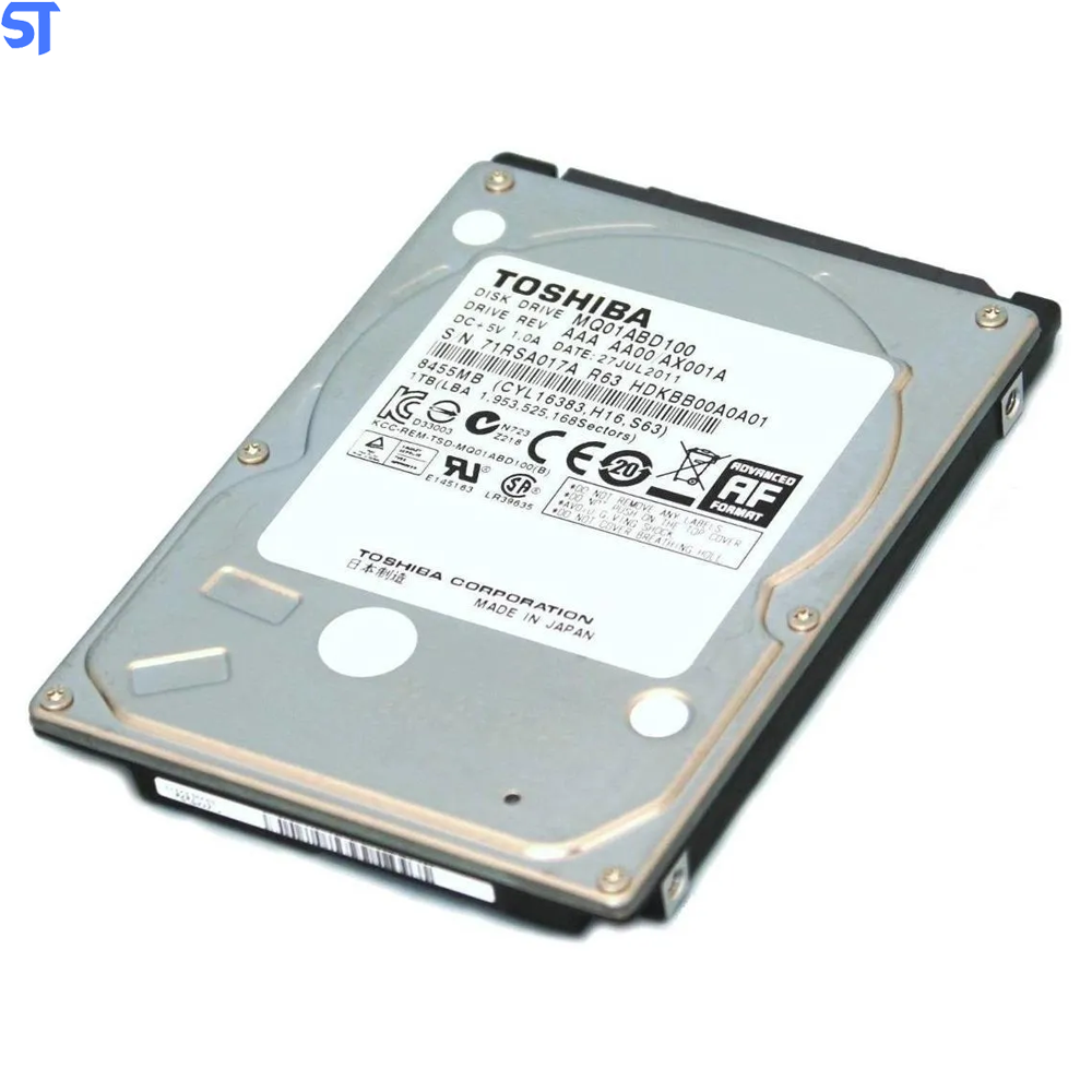 HD Interno Notebook Disco Rígido 1TB Toshiba Mq04Abf Series Mq04Abf100 1Tb