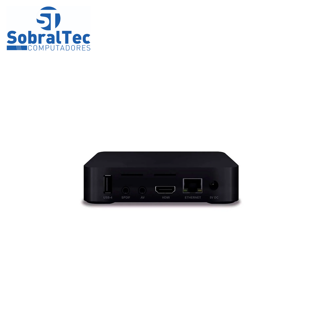 Receptor TV Box Smart H3-8K 32GB / 4GB RAM / Android 9.0 - Preto