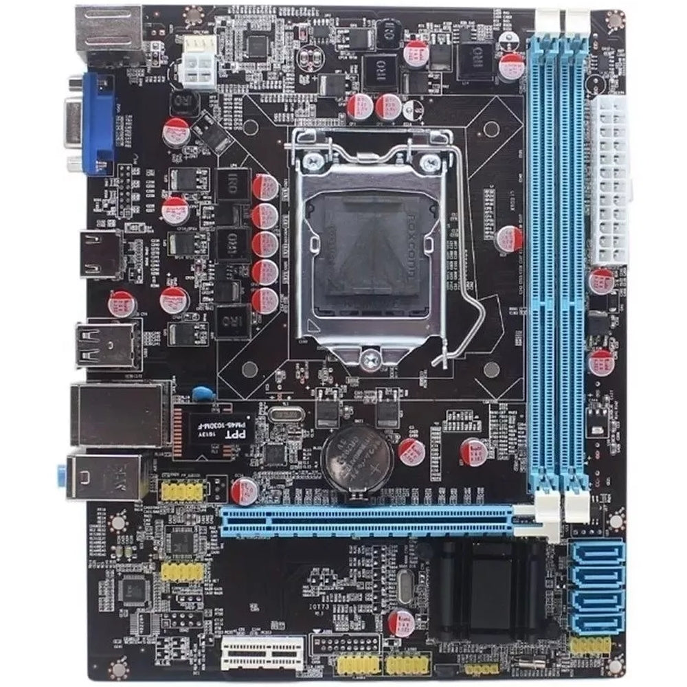 Placa Mãe Lga 1155 Ddr3 TG-H61-S -Hdmi Porta Ps2 2°/3° Ger. Foxconn
