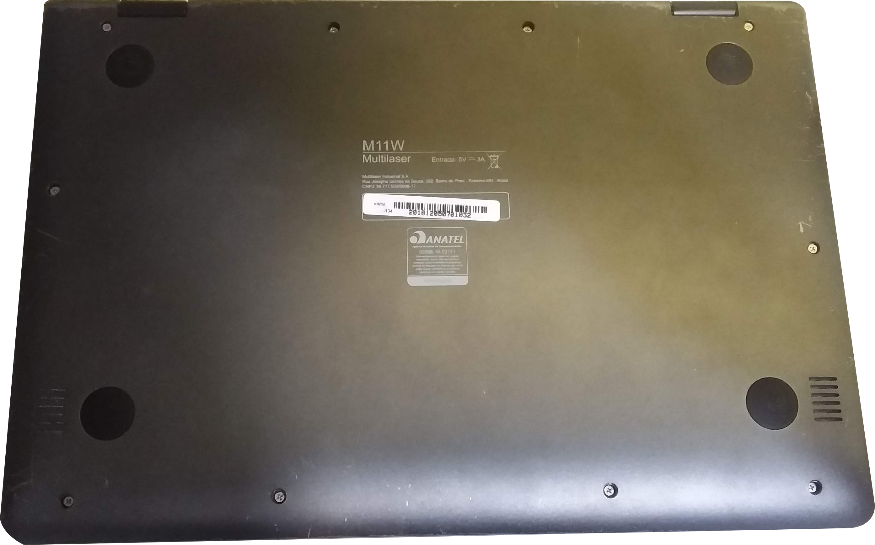 Notebook 2 em 1 Multilaser M11W Intel Atom 2GB 32GB Tela 11,6"- Usado