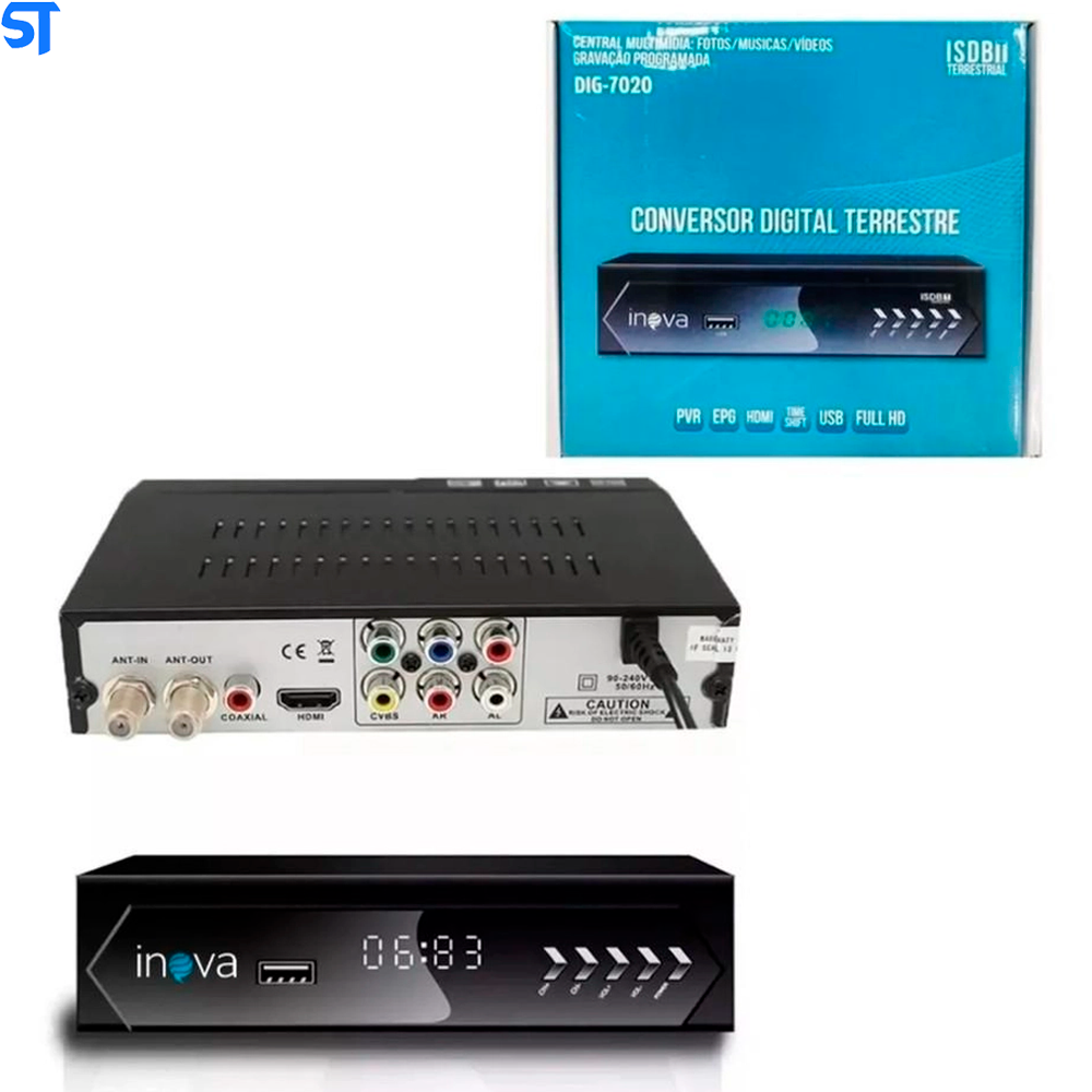 Conversor Digital Inova Central Multimídia- DIG-7020