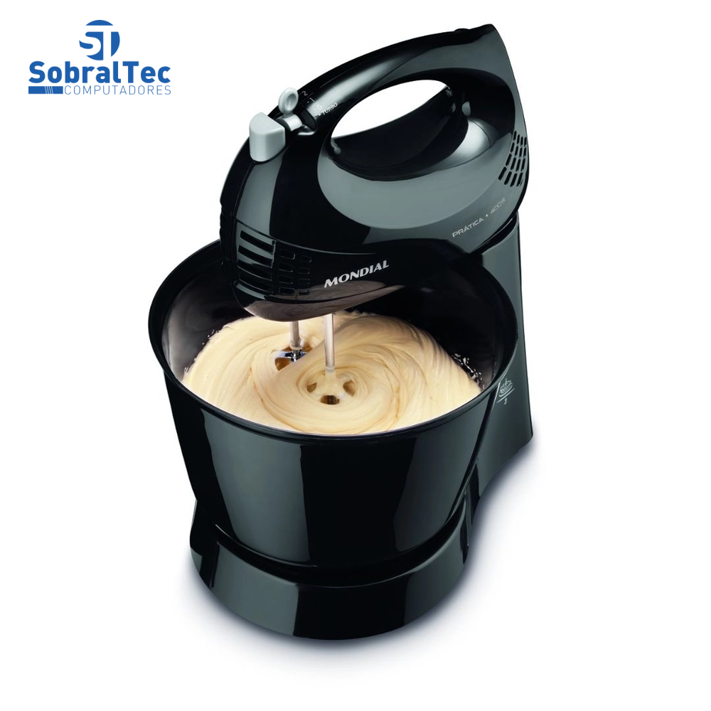 Conjunto Especial Mondial KT-105-B (Espremedor Premium + Batedeira Prática + Liquidificador Turbo Power) - Preto