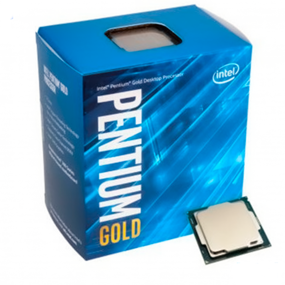 Processador Intel Pentium Gold G6400- 4.00 GHz, Cache 4MB, Dual Core, 4 Threads, LGA1200- Box Com Cooler
