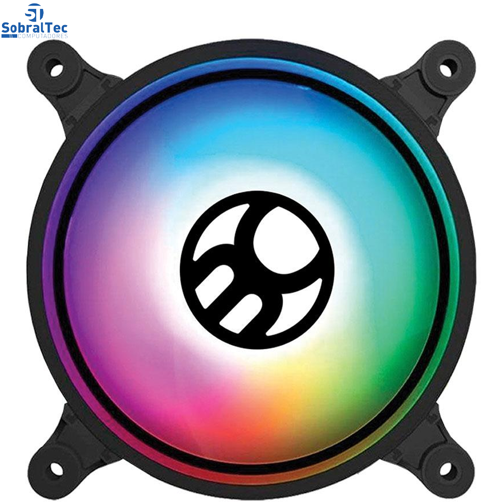 Cooler FAN Bluecase com LED RGB, 120mm - BF-19RGB- Bulk