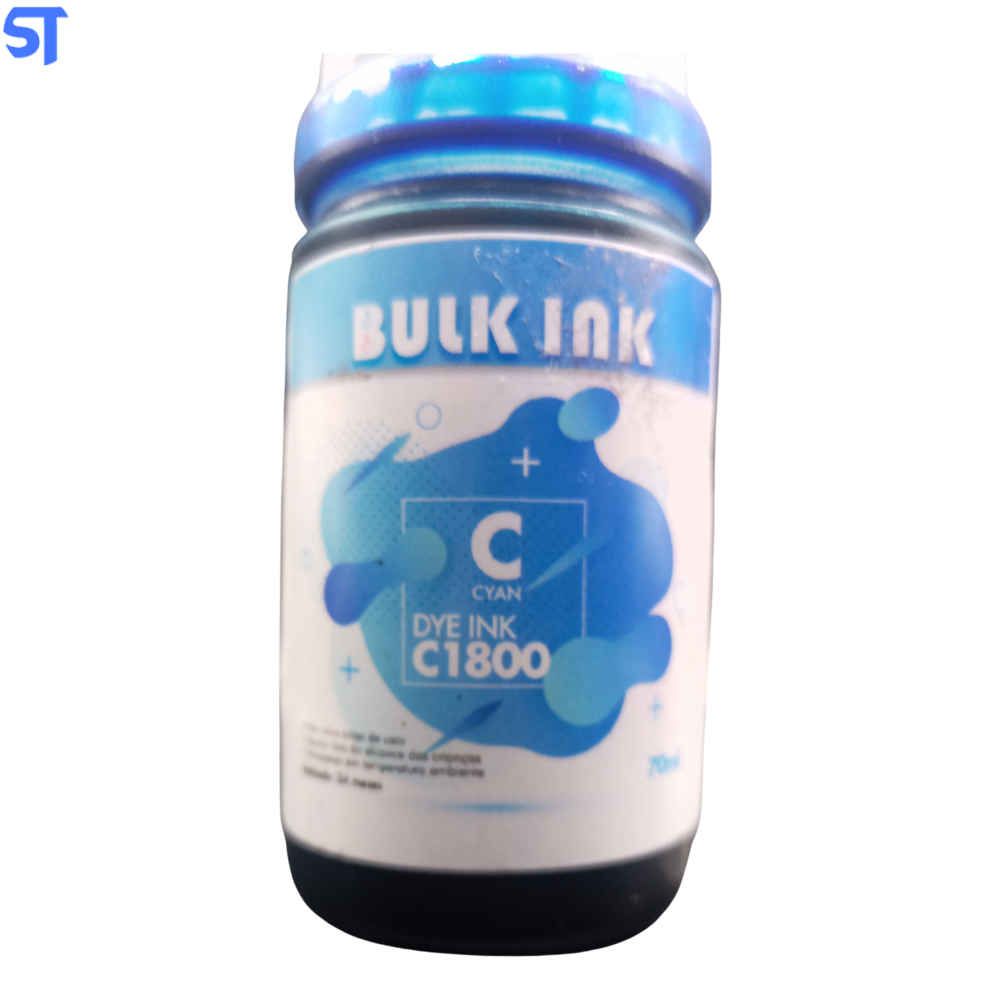 Refil De Tinta Bulk Ink compativel Canon Dye Ink BK CL190bk  CL-190 70ML Cyano para G1100 G3110 G3111 G4100 G4110