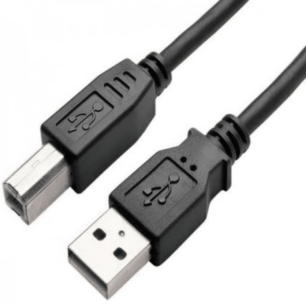 Cabo Para Impressora USB Reforçado 2.0/AM+BM/ De 5 Metros Com Filtro -  high Performance
