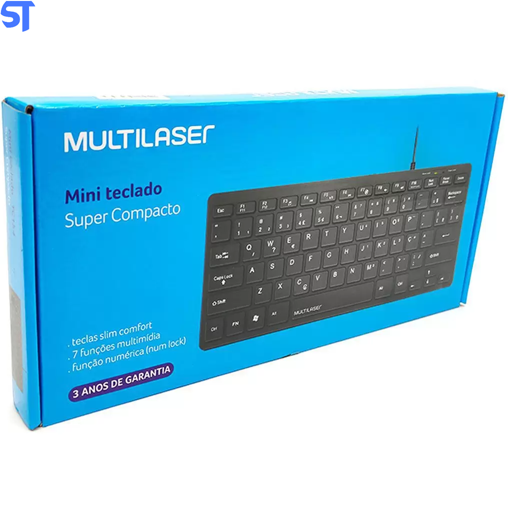 Mini Teclado Multilaser Slim Comfort Usb - TC154
