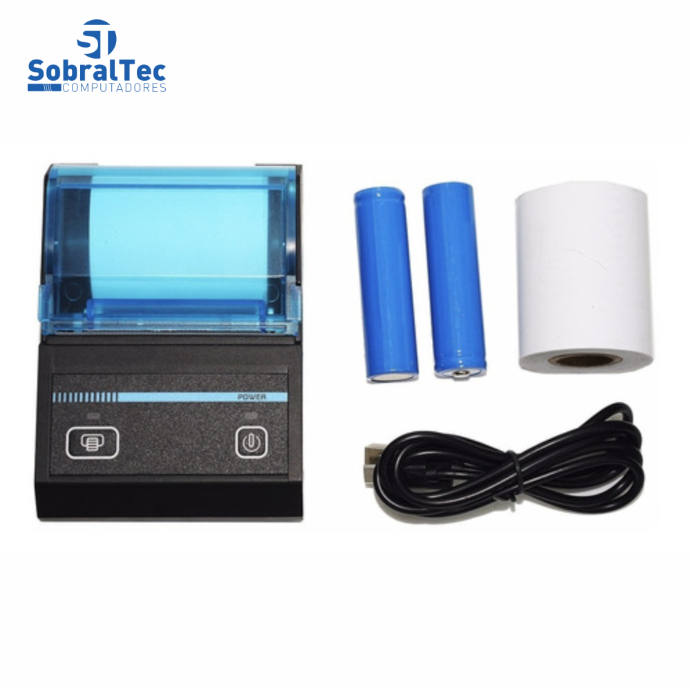 Impressora Térmica Portátil Bluetooth Knup Celular Usb Pos KP-1020