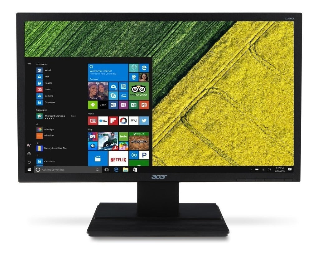 Monitor Acer 19.5" Led Widescreen Hdmi Preto V206HQL _Usd
