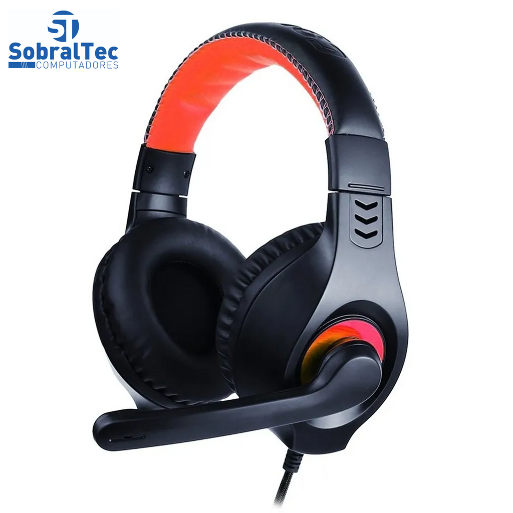 Fone USB Com Microfone PH-350BK Preto C3Tech