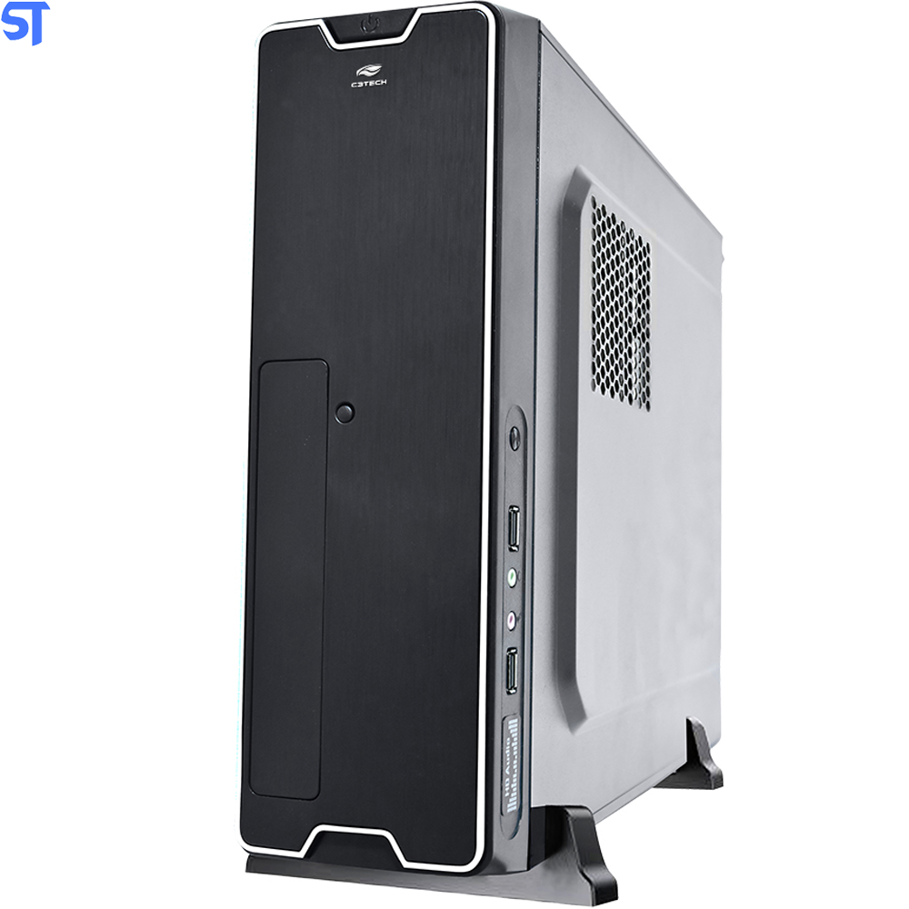 Gabinete Mini Desktop Slim DT-150bk Com Fonte Ps-200sfx C3tech