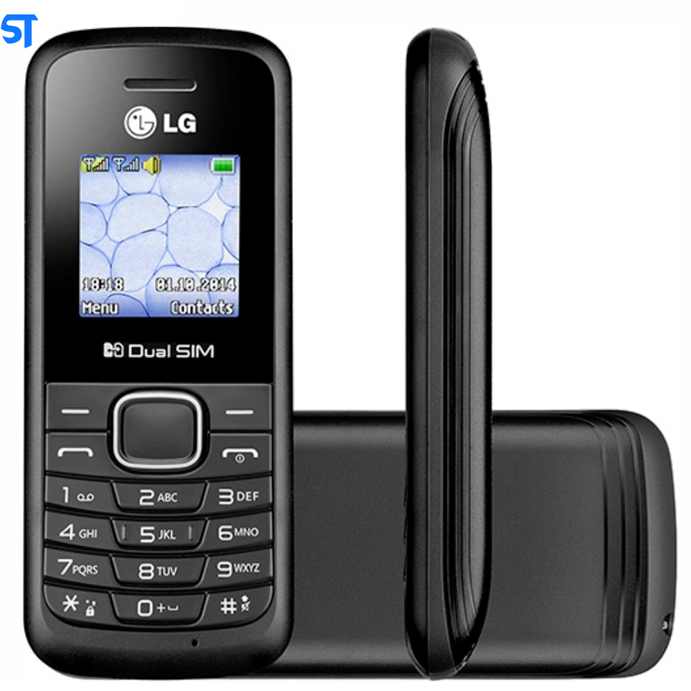 Celular Dual Chip LG B220 Desbloqueado 32MB 2G Rádio FM - Preto