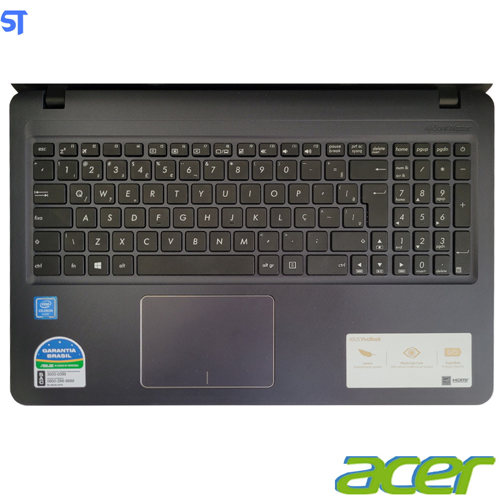 Notebook Asus Vivobook X543ma-GQ1300 - Intel Celeron Dual-Core 4gb 500gb 15,6 Windows 10- USADO