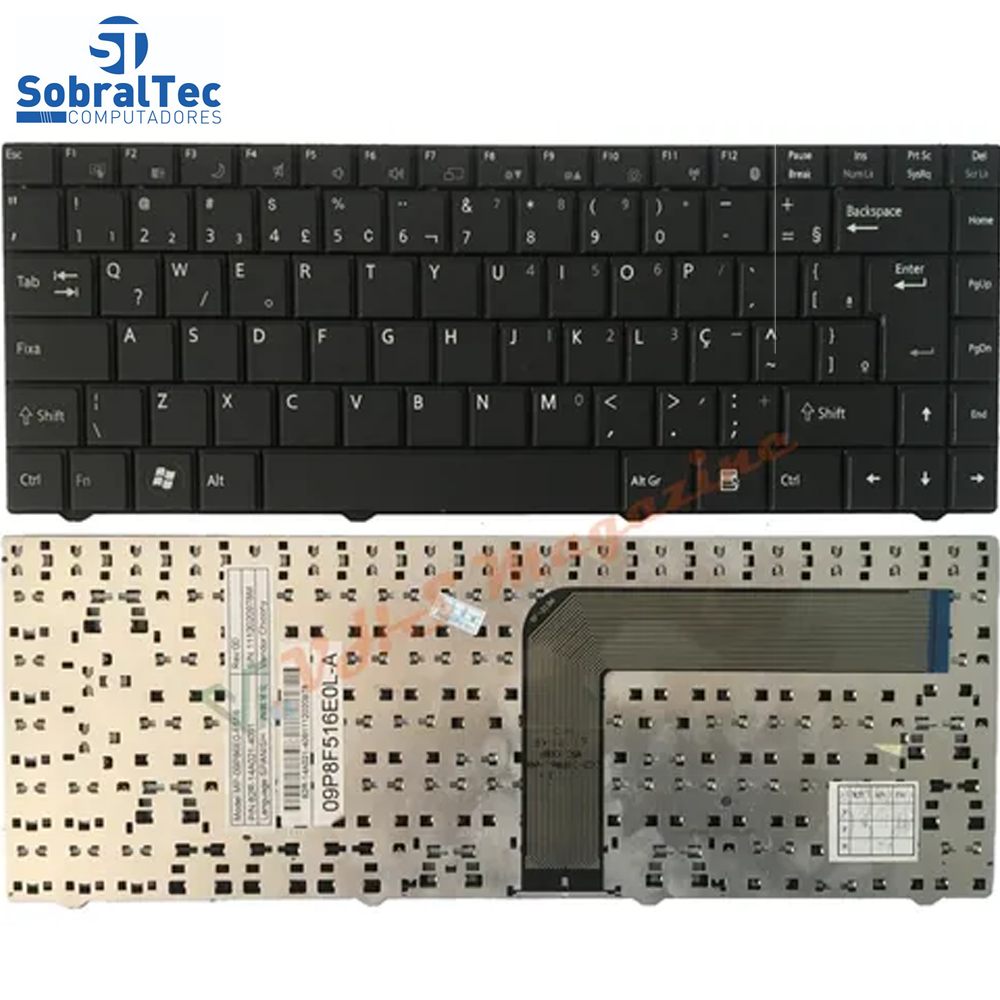 Teclado Notebook Compativel Com Positivo Premium 3110 3030 3100 / Unique 6