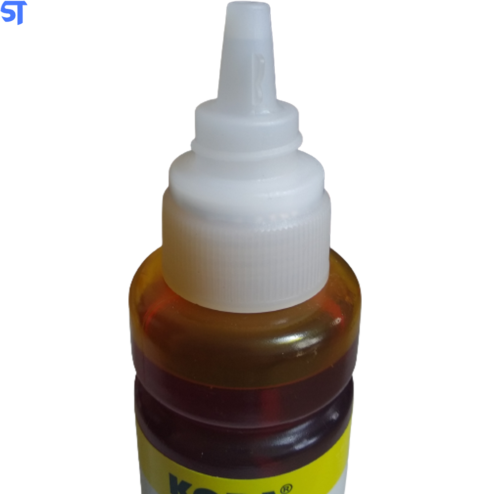Tinta Refil Bulk Ink Y  Compativel Epson Corante Amarelo 100Ml Yellow Kora R-EP100Y