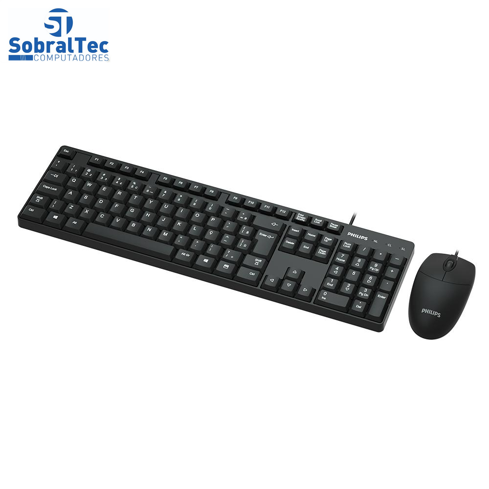 Teclado e Mouse Phillips SPT6254