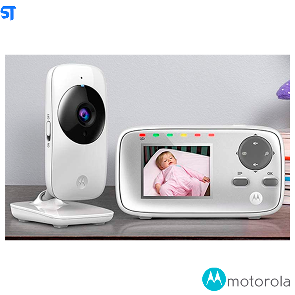 Babá Eletrônica Digital com Câmera  2.4" MBP 482, Branco - Motorola - Bivolt