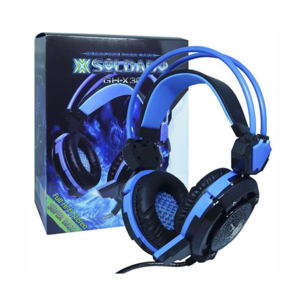 Fone de Ouvido Headset Gamer Soldado Exbom Gh-X30