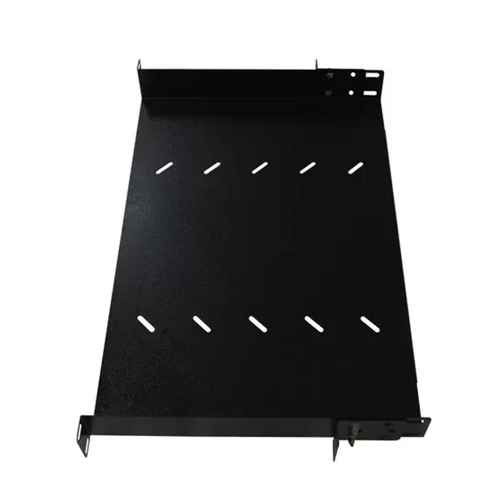 Bandeja Fixa 19" x 350mm 4 Pont Fixacao Max Eletron Preto 3942