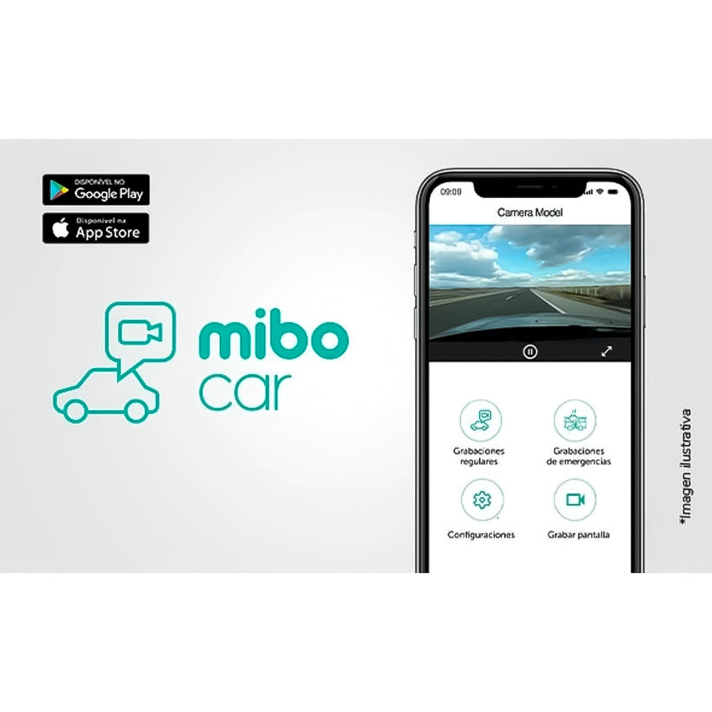 Câmera Veicular Full HD 30fps Campo de Visão 130° com Microfone Intelbras - DC 3102