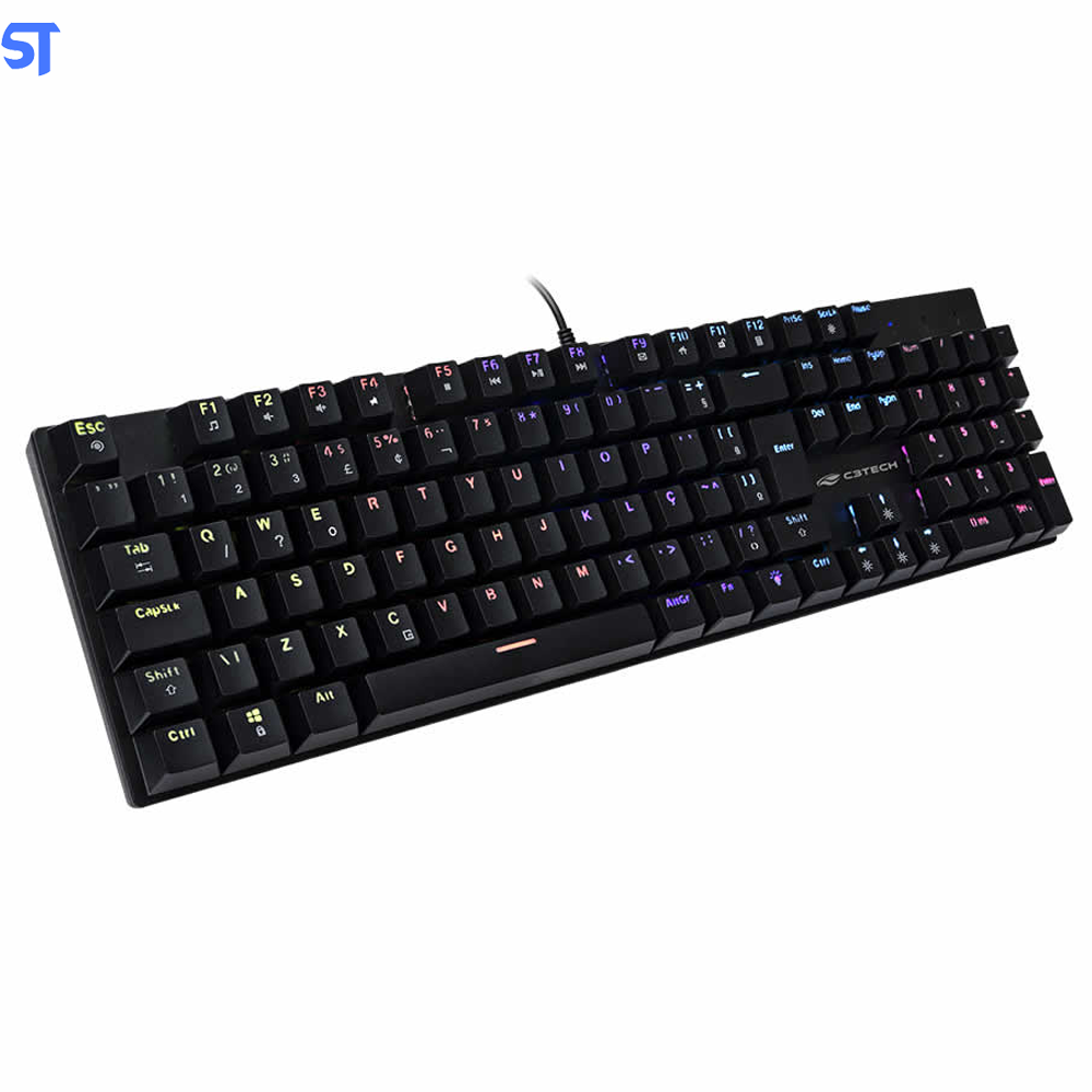 Teclado USB Gamer KGM-900BK C3Tech