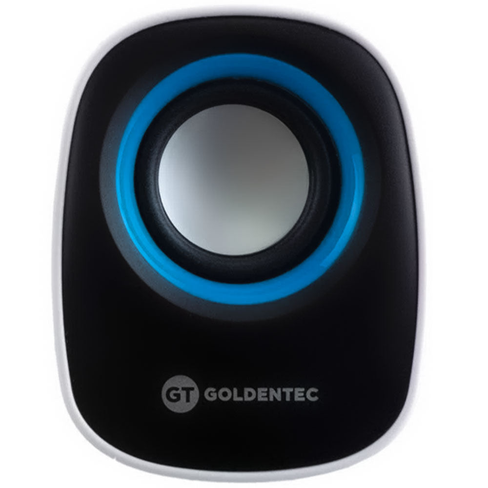 Caixa de Som Goldentec 6W GT Music Branco Azul