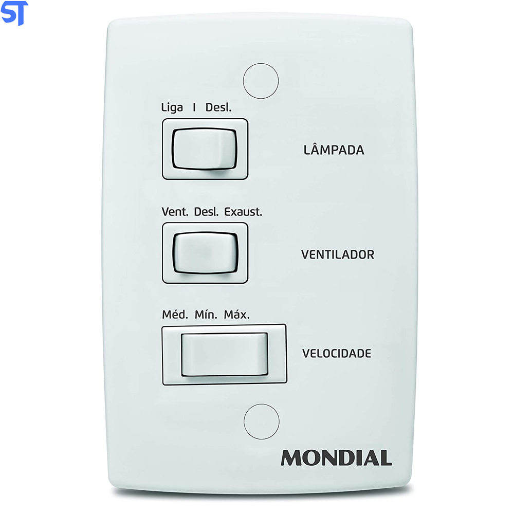 Ventilador Teto com Luminária Mondial, Maxi Air, 220V, Branco, 125W - VTE-01